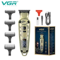 Триммер VGR V-901, 4 насадки, LED display Триммер VGR V-901, 4 насадки, LED display