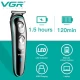 Триммер VGR V-055 с регулятором высоты, 4 насадки