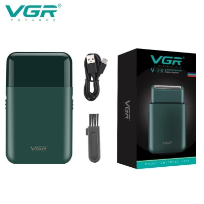 Электробритва VGR V-390 шейвер GREEN, выдвижной триммер