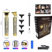 Машинка (триммер) для стрижки волос и бороды BZ-T99/WS-T88, 4 насадки (1.5, 2, 3, 4 мм), 1х18650