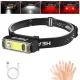Фонарь налобный BL-T124-ХРЕ+COB (White+Red), Motion Sensor, 1x18650, ЗУ Type-C Фонарь налобный BL-T124-ХРЕ+COB (White+Red), Motion Sensor, 1x18650, ЗУ Type-C
