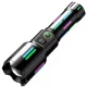 Фонарь NIGHT VISION FLUORESCENCE W515-PM10-TG, Power Bank, индикация заряда, 1x26650, ЗУ Type-C, zoom, Box