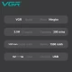 Триммер VGR V-985, 3 насадки, LED display