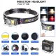Фонарь налобный YY-19B-3SMD+2COB(White+Yellow+Red), Motion Sensor, Li-Ion аккум., ЗУ Type-C, магнит, Box Фонарь налобный YY-19B-3SMD+2COB(White+Yellow+Red), Motion Sensor, Li-Ion аккум., ЗУ Type-C, магнит, Box
