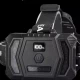 Фонарь налобный CARBON BL-2322-TG+3LED(White+Red+Blue+Green), Motion Sensor, 3x18650, ЗУ Type-C, zoom