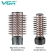 Фен-стайлер VGR 2 в 1 V-498 GREEN, Professional, 1000-1200 Вт