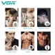 Набор для стрижки VGR 6 в 1 V-095, 16 насадок, LED display