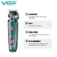 Набор для стрижки VGR 6 в 1 V-102, 14 насадок, LED display Набор для стрижки VGR 6 в 1 V-102, 14 насадок, LED display