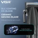 Комплект VGR 2 в 1 V-640 S2 BLACK аккумуляторная машинка для стрижки (clipper) и триммер