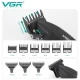 Комплект VGR 2 в 1 V-640 S2 BLACK аккумуляторная машинка для стрижки (clipper) и триммер