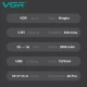 Триммер VGR V-906 GREEN, 3 насадки, керамическое лезвие, TURBO режим 9000 RPM, LED display Триммер VGR V-906 GREEN, 3 насадки, керамическое лезвие, TURBO режим 9000 RPM, LED display