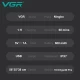 Электробритва VGR 3 в 1 V-303, 3 насадки, IPX7, LED display Электробритва VGR 3 в 1 V-303, 3 насадки, IPX7, LED display
