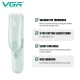 Детская машинка для стрижки с функцией сбора волос VGR V-155 GREEN, 4 безопасные насадки, бесшумная, IPX8