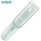 Детская машинка для стрижки с функцией сбора волос VGR V-155 GREEN, 4 безопасные насадки, бесшумная, IPX8