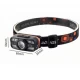 Фонарь налобный WH-0188-XPE+SMD(White+Red), Motion Sensor, Li-Ion аккумулятор, ЗУ Type-C