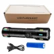 Фонарь NIGHT VISION FLUORESCENCE CA171-D 1 РЕЖИМ WHITE LASER LED PM10-TG, индикация заряда, 1x18650/3xAAA, ЗУ Type-C, zoom, Box