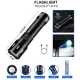 Фонарь NIGHT VISION FLUORESCENCE CA171-D 1 РЕЖИМ WHITE LASER LED PM10-TG, индикация заряда, 1x18650/3xAAA, ЗУ Type-C, zoom, Box