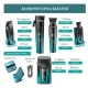 Комплект VGR 3 в 1 V-694 GREEN аккумуляторная машинка для стрижки (clipper), триммер и электробритва (шейвер)