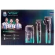 Комплект VGR 3 в 1 V-694 GREEN аккумуляторная машинка для стрижки (clipper), триммер и электробритва (шейвер)