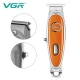 Триммер VGR V-263 ORANGE, 4 насадки, LED display