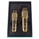 Комплект VGR 2 в 1 V-600&900 GOLD, аккумуляторная машинка для стрижки (clipper) и триммер, 10 насадок, LED