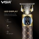 Триммер VGR V-942 BROWN, 4 насадки, LED display Триммер VGR V-942 BROWN, 4 насадки, LED display