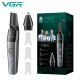 Триммер VGR 2 в 1 V-603, 2 насадки (для носа и волос), IPX5