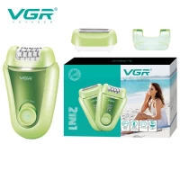 Эпилятор VGR GREEN 2 в 1 V-758, 2 насадки