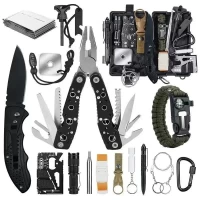 Туристический набор инструментов для выживания 15 в 1 SOS-15B