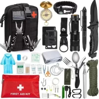 Многофункциональный набор инструментов для выживания (28 инструментов) SOS-28