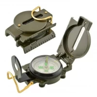Компас туристический с линейкой и линзой  (Ударопрочный корпус) DC-45-2B