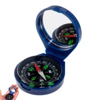 Туристический Компас с зеркалом карманный походный жидкостной 5 см DC-45-8A