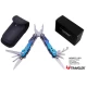 Мультитул Traveler MQ007-L2-8G  Red/Blue  9 в 1 туристический, армейский, тактический, с чехлом  16,2см