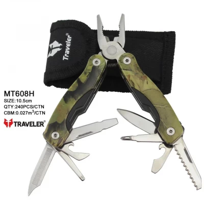 Многофункциональный нож (мультитул) Traveler MT-608-H/H-1 10,5см Многофункциональный нож (мультитул) Traveler MT-608-H/H-1 10,5см