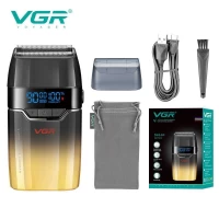 Электробритва VGR V-308 GOLD шейвер, двойное лезвие, 9000 RPM, LED Display Электробритва VGR V-308 GOLD шейвер, двойное лезвие, 9000 RPM, LED Display