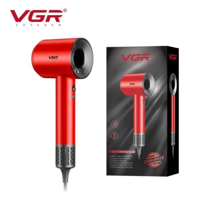 Фен профессиональный VGR V-445 RED, 3 уровня обдува, 4 уровня температуры, 1600 Вт, 110000 RPM Фен профессиональный VGR V-445 RED, 3 уровня обдува, 4 уровня температуры, 1600 Вт, 110000 RPM