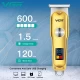 Триммер VGR V-290 GOLD, 3 насадки, LED Display
