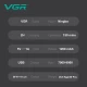 Электробритва VGR V-308 GOLD шейвер, двойное лезвие, 9000 RPM, LED Display Электробритва VGR V-308 GOLD шейвер, двойное лезвие, 9000 RPM, LED Display