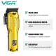 Аккумуляторная машинка для стрижки (clipper) VGR V-138 GOLD, 4 насадки, 7000 RPM, 2500 mAh, LED display
