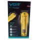 Аккумуляторная машинка для стрижки (clipper) VGR V-138 GOLD, 4 насадки, 7000 RPM, 2500 mAh, LED display