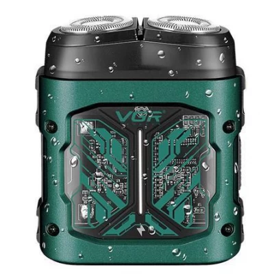Электробритва VGR V-344 GREEN, роторная, 8000 RPM, IPX6