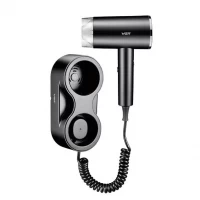 Фен настенный VGR V-407 BLACK, 2 уровня обдува, 3 уровня температуры