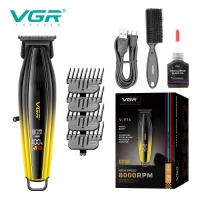 Триммер VGR V-974 GOLD, 8000 RPM, 4 насадки, LED display Триммер VGR V-974 GOLD, 8000 RPM, 4 насадки, LED display