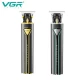 Триммер VGR V-009 GOLD, TURBO-режим, 4 насадки, LED подсветка