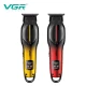 Триммер VGR V-226 RED, 9000 RPM, 3 насадки, LED display