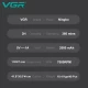 Триммер VGR V-930 GREEN, 4 насадки, LED display