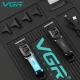 Триммер VGR V-964 GREEN, 7000 RPM, 3 насадки, LED display Триммер VGR V-964 GREEN, 7000 RPM, 3 насадки, LED display