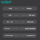Триммер VGR V-964 GREEN, 7000 RPM, 3 насадки, LED display Триммер VGR V-964 GREEN, 7000 RPM, 3 насадки, LED display
