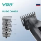 Триммер VGR V-974 GOLD, 8000 RPM, 4 насадки, LED display