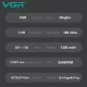 Триммер VGR V-998 GREEN, 4 насадки, LED display